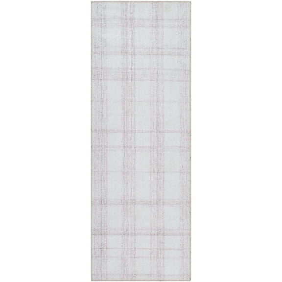 My Texas House Everyday Living Reese Natural Plaid Indoor Washable Runner Rug