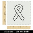 thumbnail image 2 of Awareness Ribbon Outline DIY Cookie Wall Craft Stencil - 3.5 Inch, 2 of 5