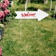 thumbnail image 5 of Voiceine 2pcs Diy Blank Arrow Signs With Stakes For Garden Wedding Party Directional Yard Sign Wedding Sign Writable Blank Yard Sign, 5 of 11