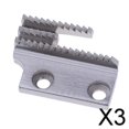 thumbnail image 1 of Perro de alimentación Soledad para máquina de coser industrial 4xMetal Plata 3 piezas, 1 of 9