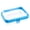 Light Blue L, variant on KGJQ Clear Zipper Storage Bag, Durable Hard Shell Portable Case, Portable Dustproof Container, for Headphones Pills And Gadgets