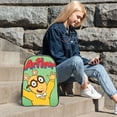 thumbnail image 3 of ARTHUR Pattern Transparent Backpack Lightweight And fashionable Showcasing Personality And Leading The Trend, 3 of 6