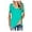 Light Blue, variant on Womens Summer V Neck T Shirts Short Sleeve Loose Fit Basic Tunic Tops Blouse