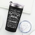 thumbnail image 6 of Boss Gift for Women Men Tumbler Cup with Lid and Straw Funny Christmas Birthday Appreciation Gifts Coffee Cup 20 oz Double Wall Vacuum Insulated Stainless Steel Travel Mug Tumbler, 6 of 6