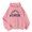 Pink, variant on Shirts for Women Trendy Winter Loose Hooded Long-sleeved Puff Cold Shoulder Drawstring Graphic Leisure Cotton Hoodies Sweatshirt(Beige,XL)