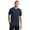 Navy, variant on Port & Company TShirt with Pocket (PC61P) Athletic Heather, M