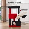 thumbnail image 2 of 41" Tall Gothic Cat Tree for Medium-Large Cats, Heavy Duty Cat Tower with 2.8in Posts & Washable Top Perches, Space-Saving Cat Furniture for Apartments, Easy to Assembly, 2 of 7
