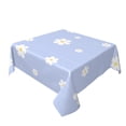 thumbnail image 2 of YFYANG Square Polyester Table Cloth, 54" x 54" Reusable Table Cover Kitchen Dining Room Vintage Daisy Floral Decorative Tablecloths for Tables of 2-4 People, 2 of 8
