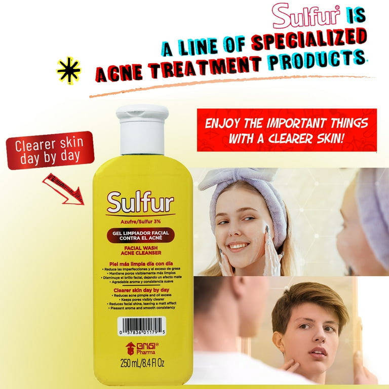 Grisi Sulfur Acne Healing Facial Soap, Reduces Oil & Pimples Grisi Sulfur Acne Healing Facial Soap, Reduces Oil & Pimples