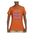 thumbnail image 2 of Wild Bobby, Fighting Cancer And Still Sexy, Breast Cancer Awareness, Women Graphic Tee, Orange, XX-Large, 2 of 5