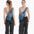 thumbnail image 6 of Crossbody Sling Backpack for Women Men Navy Shark Sea Fish Marine Underwater Corals Shoulder Sling Crossbody Casual Chest Bag for Travel Sports Running Hiking, 6 of 6
