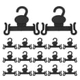 thumbnail image 1 of MOVTOTOP 30pcs Plastic Shoe Hooks for Store Display Retail Hanger Holder for Shoes Hanging Rack for Slipper Storage and Drying Black, 1 of 8