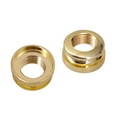 thumbnail image 1 of Esquirla 2 Pieces Guitar Strap Lock Button Threaded Jack for Guitar Parts Gold, 1 of 8