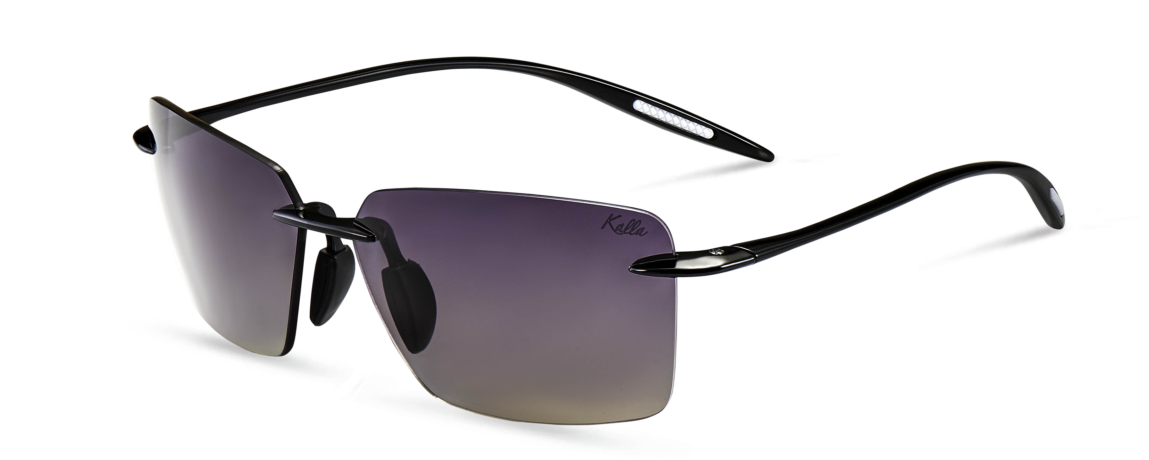 KALLA KL5610NC1 Men Ultra Lightweight Rectangle Sunglasses Polarized UV400 Protection Fashion Eyewear