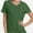 Green, variant on Women's Ultra-Soft V-Neck Short Sleeve Trendy Casual T-Shirt