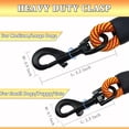 thumbnail image 2 of NANAHuangHeavy Duty Rope Dog Leash, 3/4/5/6/7/8/10/12/15 FT Nylon Pet Leash, Soft Padded Handle Thick Lead Leash for Large Medium Dogs Small Puppy (1/2" * 6', Black), 2 of 8