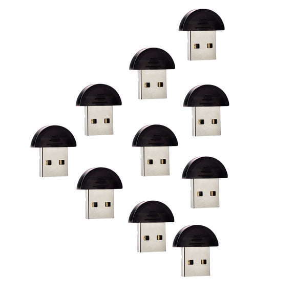 GUYUTING 10pcs Mini Bluetooth USB Dongle for Windows Supports EDR, Fast Transfer Rate, Plug and Play