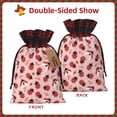 thumbnail image 2 of Pofeuu Cute Ladybugs 1 Print Burlap Bags with Drawstrings Drawstring Gift Bags Pouch Bag for Thankgiving Birthday Party Gift Wrapping Treats and Party Favors-Black, 2 of 8