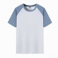 thumbnail image 4 of TOWED22 Boy's Short Sleeve Tees Crew Neck Graphic T-Shirts Funny Cartoon Print Casual Cotton Tops for Kids(Blue,5-6 Y), 4 of 4