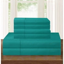 Elegant Comfort 4-piece Bed Sheet Set ,Fitted,Flat, Pillow Cases 1500 Collections ,Full Turquoise