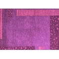 thumbnail image 1 of Ahgly Company Indoor Rectangle Abstract Purple Modern Area Rugs, 4' x 6', 1 of 4