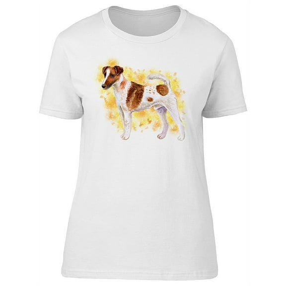 Fox Terrier Breed Dog T-Shirt Women -Image by Shutterstock, Female XX-Large