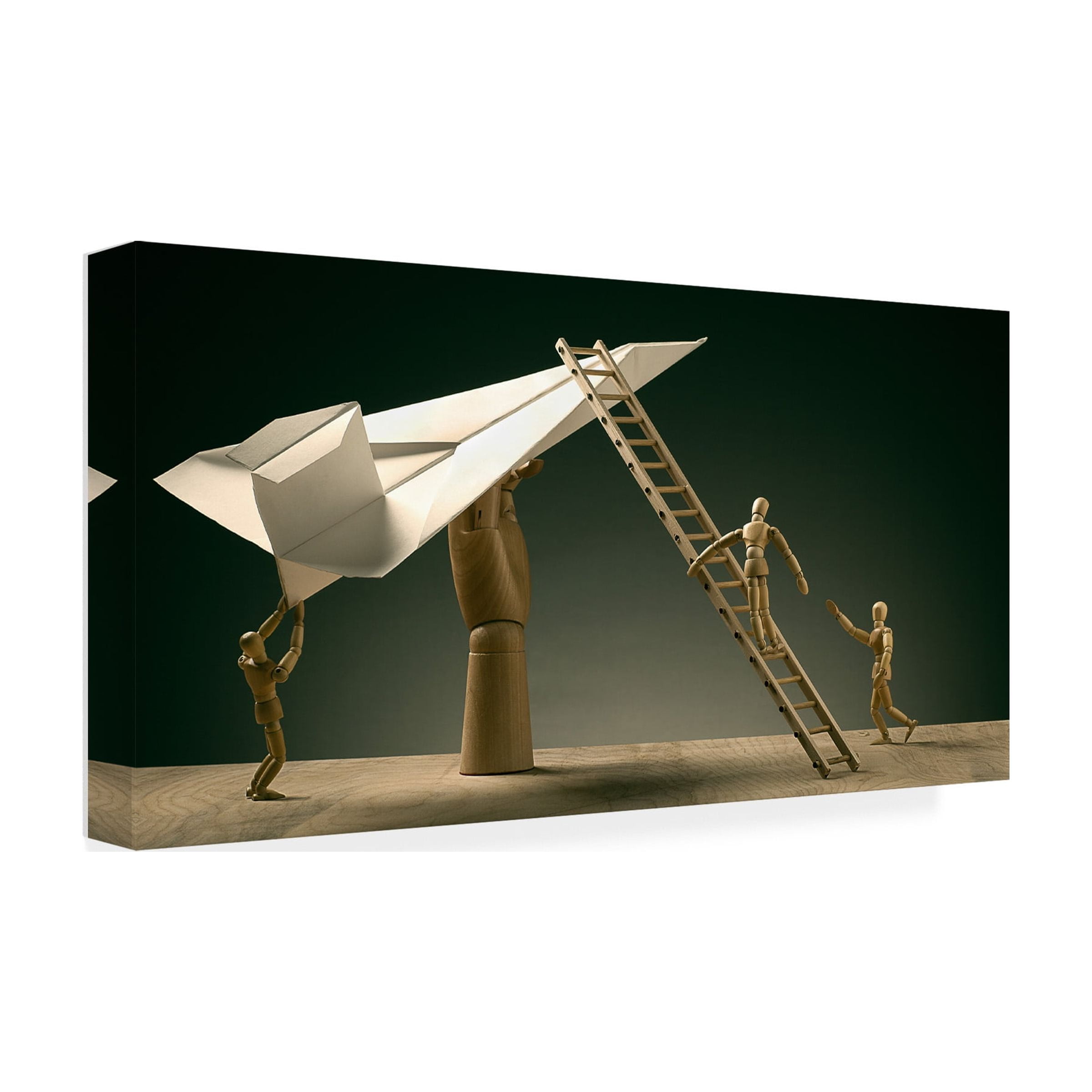 Timothy Tichy 'Pre Flight Inspection' Canvas Art
