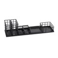 thumbnail image 1 of Organizador de escritorio con portalápices, caja de almacenamiento estacionaria con múltiples compartimentos resistentes, organizador de maquillaje perfecl titular de la pluma, 1 of 8