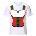 thumbnail image 3 of Pompotops Blouse Décontractée Mode Femme Imprimé Oktoberfest Col Rond T-Shirt Blouse Imprimée Tee Liquidation, 3 of 4