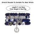 thumbnail image 5 of HESHPAWS 4 PCS Bohemian Stretch Anchor Bracelets Elephant Butterfly Retro Bracelets Suitable for Girls Women Gifts, 5 of 8