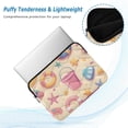 thumbnail image 2 of FORMRS 15"-15.6" Laptop Sleeve Protective Case Soft Carrying Quilted Computer Bag Cover, Blue Beach Toys Pattern, 2 of 7