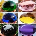 thumbnail image 3 of K-KED 20-40MM Round Glass Crystal Ball Sphere Buyers Select the Size Magic Ball-Pink-40mm, 3 of 9