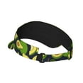 thumbnail image 2 of Balery Fresh Avocado Sport Wear Athletic Visor Sun Sports Visor Hat Visor Adjustable Cap for Women and Men (One Size), 2 of 8
