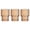 style:style3, variant on 3-piece set glass, beach cup, embossed retro foldable coffee cup, party cup-BPA free. - style:style4