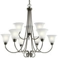 thumbnail image 1 of Kichler 43939 Bixler 35.25" Wide 9 Light Shaded Chandelier, 1 of 2