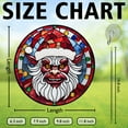 thumbnail image 6 of Pawberry Krampus Window Hanging Stained Glass, Krampus Suncatchers for Windows Stained Glass, Stained Glass Krampus suncatcher, 6 of 7