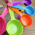 thumbnail image 3 of Graduated Color Thickened Measuring Spoon Measuring Cup Set, Kitchen Baking And Cooking Tools (10 Piece Set, Color Random), 3 of 5