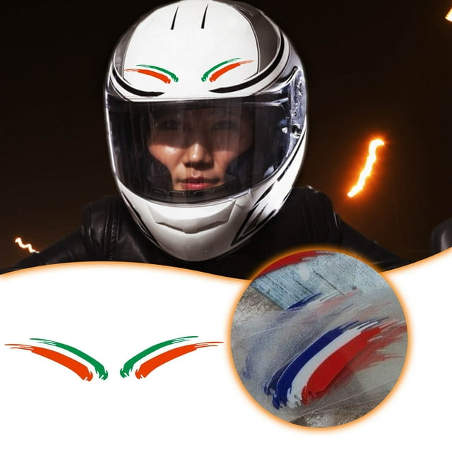 Flag Sticker Tuning Sports Outdoor Car Decal Sunscreen Automotive Motorcycle Scooter Quad Bike Emblem