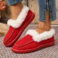 thumbnail image 2 of YLYL Womens Winter Slippers Fuzzy Fluffy Comfy Warm Slip on Moccasin Indoor Outdoor House Shoes, 2 of 9