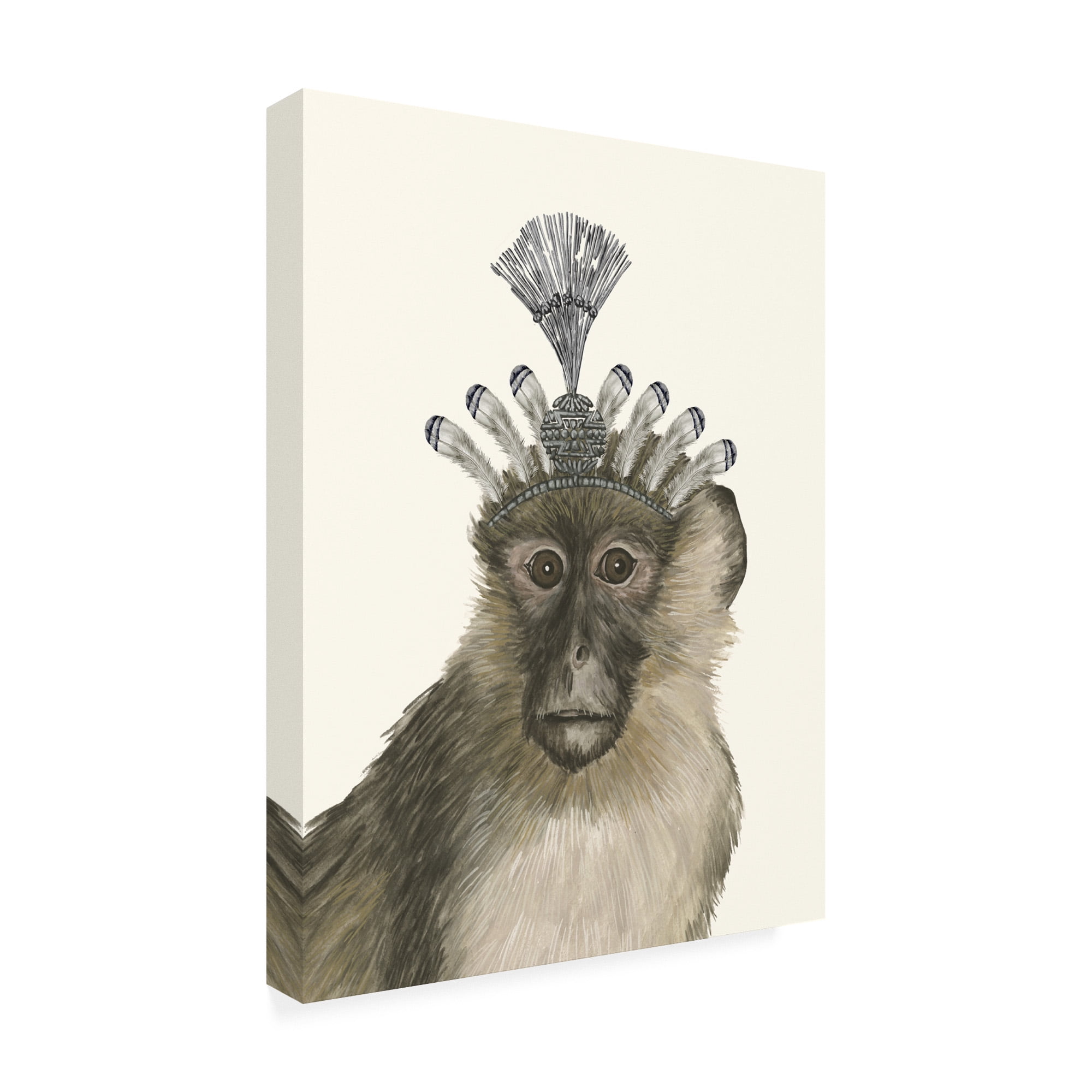 Trademark Fine Art 'Majestic Monkey II' Canvas Art by Melissa Wang