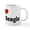 White, variant on CafePress - I Love My Fat Beagle Mug - 11 oz Ceramic Mug - Novelty Coffee Tea Cup