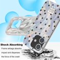 thumbnail image 3 of Compact Case for iPhone 11 Polka Dots Design,Cute trendy simplicity Slim TPU Shockproof Protective Phone Cases Cover for Women Girls Aesthetic Glitter，Shiny Silver, 3 of 6