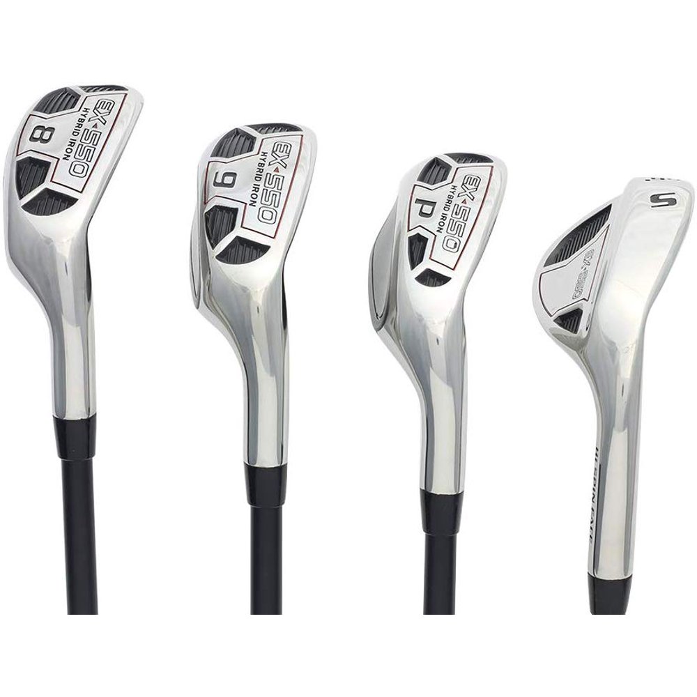 Men’s Powerbilt Golf EX550 Hybrid Iron Set, which Includes 8, 9, PW