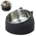 thumbnail image 1 of Cuencos para gatos de acero inoxidable, cuenco inclinado para perros y gatos, cuenco alimentador de agua extraíble, antideslizante y antiderrames para perros pequeños, medianos y grandes Ormromra 220367-1, 1 of 9