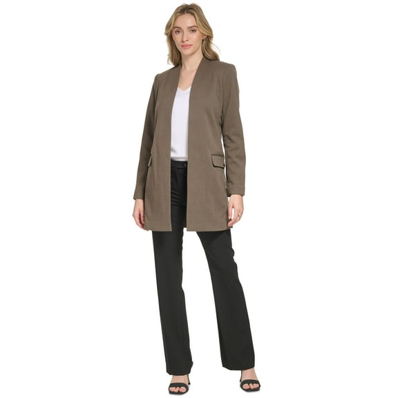 Women's Parker Twill Open Front Jacket Capers 14