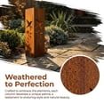 thumbnail image 4 of Rustic Pineapple Garden Column Custom Yard Columns Outdoor Metal Light Cover Sculpture Modern Statues Decor Outside Summer Art Walkway, 4 of 9
