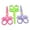 A, variant on Moocorvic Safety Scissors Toddler Craft Scissors Pre Training for Cutting Paper, 1pcs