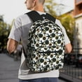 thumbnail image 6 of Pofeuu Sea ​​Urchin Print Laptop Backpack Travel Canvas Backpack for School Lightweight and Comfortable Backpack College Backpack Schoolbag, 6 of 6