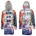 thumbnail image 3 of Watercolor Hello Winter Devon Rex Chill Christmas Welcome All Over Print 3D Hooded Duffle Toggle Coat Cat Lover Kitten Owner Gifts - 00016, 3 of 6