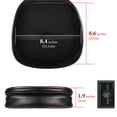 thumbnail image 3 of Geekria Headphones Pouch Compatible with Boses, LG, JBL and More, Soft Shell Replacement Protective Travel Carrying Bag with Cable Storage (Black), 3 of 6